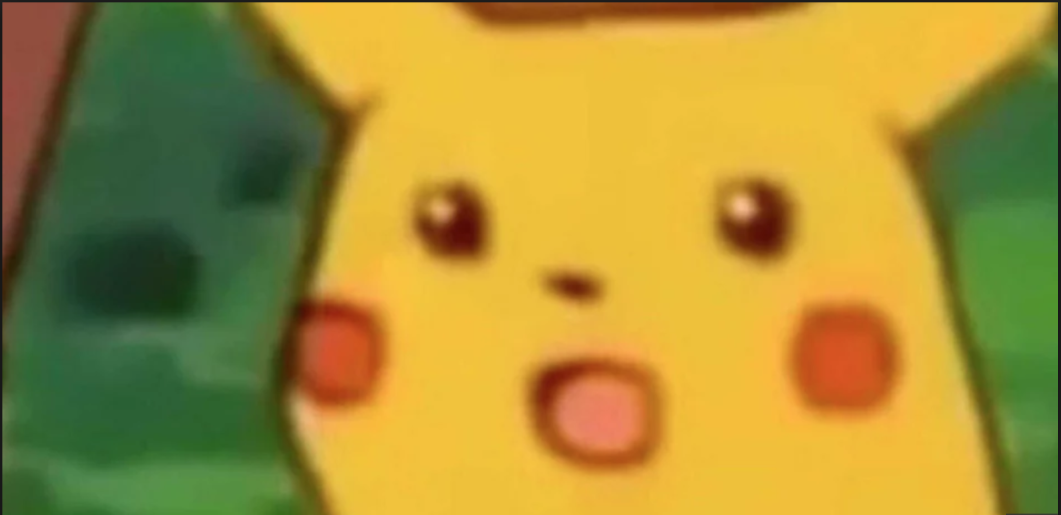 surprised Pikachu